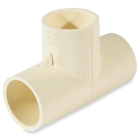 Kbi Charlotte Pipe FlowGuard 1 in. Slip X 1 in. D Slip CPVC Tee CTS024001000